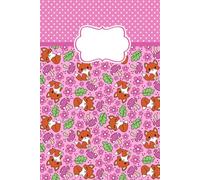 Pink Forest Fox Friends Notebook: 6 x 9 Lined Journal | 80 Lined Pages | Woodland Animals Writing Notebook for School, Work & Everyday Notes or Gifts