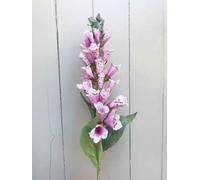 Pink Foxglove, Tall Artificial Light Pink Foxglove Stem, Realistic Faux Wild Meadow Flower, Cottage Garden Spring Flower, Mothers Day Flowers, Floral Arrangement