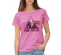 Pink Freud Pink Triangle Famous Rock Band Inspired Women's Rose T-Shirt Size S