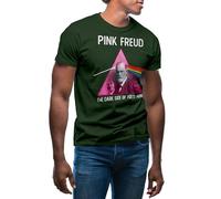 Pink Freud The Dark Side of Your mom Men's Military Green T-Shirt Size XL