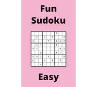 Pink Fun Sudoku Book, 9x9 Puzzles, 150 Pages, 5x8, Easy
