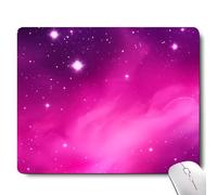 Pink Galaxy Nebula Universe Space Mouse pad Customized Mousepad Non-Slip Rubber Base Mouse Pads for Computers Laptop Office Desk Accessories Mouse pad