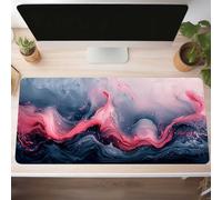 Pink Gaming Mouse Mat Abstract Large Mouse Pad 1000x400x3mm XXL Mousepad Desk Mat Improved Precision and Speed Rubber Base for Stable Grip on Smooth Surfaces Table Pad PjY7339 M-2