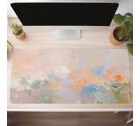 Pink Gaming Mouse Mat Flower Large Mouse Pad 1200x600x3mm XXL Mousepad Desk Mat Improved Precision and Speed Rubber Base for Stable Grip on Smooth Surfaces Table Pad PjY6765 4-M