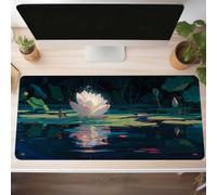 Pink Gaming Mouse Mat Flower Large Mouse Pad 900x400x3mm XXL Mousepad Desk Mat Improved Precision and Speed Rubber Base for Stable Grip on Smooth Surfaces Table Pad PjY7873 6-2