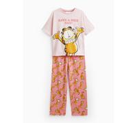 Pink Garfield Print Pyjamas 8-9 years