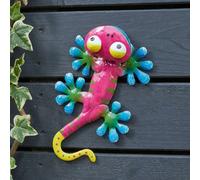 Pink Gecko Garden Lizard Wall Art