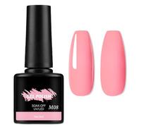 Pink Gel Nail Polish - Milky Pink Gel Polish Soak-Off UV/LED - Long Lasting & Easy to Apply - French Nail Gel for Women Nail Art Manicure - Chip Resistant Salon DIY at Home,8ML