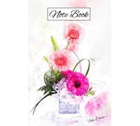 Pink Gerbera Design notebook Journal: 6x9 Lined Notebook journal, 100 Pages - Original Pink Gerbera Digital Watercolor Design:(Notebook Journals): A Floral Notebook with 100 Pages
