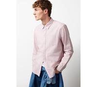 Pink Gingham Check Long Sleeve Oxford Shirt L