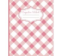 Pink Gingham Composition Notebook: Trendy Pastel Checkered Design - College Ruled Lined Paper for Girls, Students, or Daily Planners