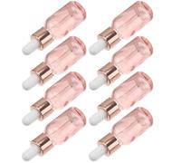 Pink Glass Dropper Bottle for 8pcs and 15ml Perfume Liquids | 30ml Dropper Bottle Glass, Delicate Travel Bottles, Precise Dispensing for Home and Stores