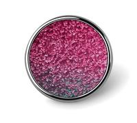Pink Glitter Badge Holder Personalized Metal Button Pin Fashion Round Badge with Pattern Pin DIY Button Badges Exquisite Brooch Crafts Gift Clothes Decorative Pins