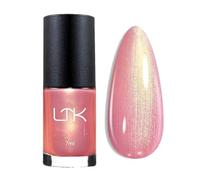 Pink Glitter Nail Polish - Pearl Nail Varnish - Holographic Iridescent Quick Dry Nail Polish - Pearlescent Shimmer Non Chip Long Lasting Breathable - Aurora Sparkle for Women Girls Gift