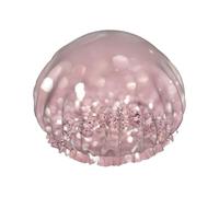 Pink Glitter print Stylish Shower Cap Reusable Shower Cap Women Large Shower Cap for Braids Long Hair
