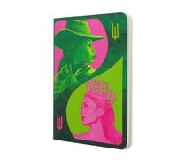 Pink Goes Good with Green (Wicked Collection) A6 Lined Cahier