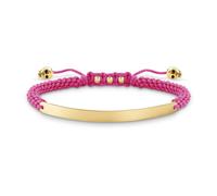Pink/Gold Bracelet with Nylon Accents, female, THOMAS SABO, Bracelets, Multicolor, ONE SIZE, Accessories ONE SIZE