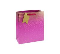Pink & Gold Ombre Design Medium Gift Bag