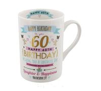 Pink & Gold Signography Range Birthday Mug - 60Th Birthday