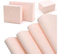 Pink Gold Wrapping Paper,4Pcs 52 * 76cm Wrapping Paper Large for Mother's Day Birthday Baby Shower Christmas Decoration