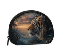 Pink graffiti Coin Purse - Coin Pouch Mini Change Purse for Coins, Keys, Lipstick and Essentials with Zipper Closure, Mighty Tiger, One Size, Fashion