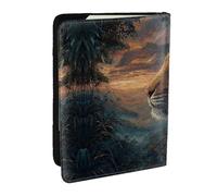 Pink graffiti Passport Holder for Travel - Passport Case for Men & Women Travel Document Organizer Credit Cards Case, Mighty Tiger, One Size