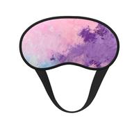 Pink Graffiti Print Blackout Sleep Mask, Light Blocking Eye Mask for Sleeping Travel, Camping, Shift Work