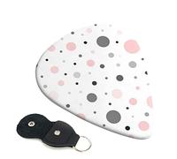 Pink Gray White Modern Polka Dot Pattern Printed Guitar pick Guitar Plectrums for Acoustic Guitar Electric Guitar Bass Guitar - Guitar Accessories - 6 Pack 0.46mm
