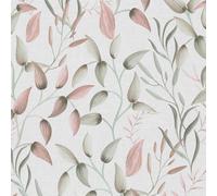 Pink Green Flower Bulb Wallpaper Floral Botanical Textured Paste The Wall Vinyl
