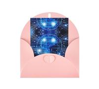 Pink Greeting Card - Artificial Intelligence Brain Print Blank Blessed Card for Birthday, Wedding, Valentine's Day & Party Invitation
