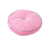 (Pink & Grey) Round Floor Cushion Large Decorative Circular