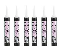 Pink grip Solvent Free Grab Adhesive, High Grab Strength, Fast Curing, 380ml, Pack of 6