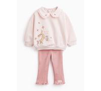 Pink Guess How Much I Love You Sweat & Leggings Set 6-9 months