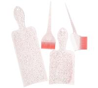 Pink Hair Dye Paddle Coloring Kit with Highlighting Brush Comb