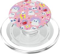 Pink Halloween, Girly Halloween, Pastel Goth, Cute Ghosts PopSockets PopGrip for MagSafe