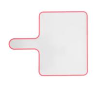 Pink Handheld Whiteboard Answer Paddle Double Sided Classroom Voting Board | Smooth Plastic Surface with Handle, Lightweight Portable Design, Crack Resistant, for Teachers, Students, Group Activities
