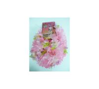 Pink Hawaiian Garland Set - Fancy Dress Luau Party Beach Lei Smiffys Accessory - hawaiian pink set fancy dress garland luau party beach lei smiffys
