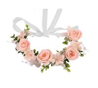 Pink Headband - Elegant Artificial Hair Accessories | Pink Hair Accessory Head Ornament for Birthday Communion Holidays Festival Event Celebration Photography