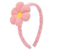 Pink Headband for Girls - Cute Flower Headband Comfortable Fit All Day Floral Hair Accessory All Hair Types for Little Girls Teens Kids Gifts Headband Only