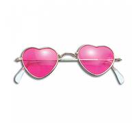 Bristol Novelty BA275 Heart Shaped Glasses, Pink, One Size Halloween Halloween