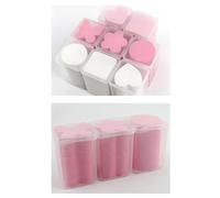 Pink Heart-Shaped Lint-Free Glue Wipes - 200PCS | Eyelash Extension Adhesive Cleaner, Nail Polish Remover Pads, Tweezer Residue Cleaning Wipes | Lint-Free, Residue-Free, Hygienic (Pink Butterfly)