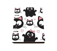 Pink Hearts Cat Notebook, Pu Leather Notebooks A5, Lined Paper College Notebook 180Pages/90Sheets, Exercise Books A5 for Note Taking, Notepad for Meeting, Study Essentials Journal Diary
