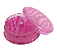 Pink HERB Grinder Plastic Tobacco Leaf Storage Crusher Herbal Spice Crusher Girl