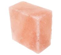 Pink Himalayan Animal Lick Block with Rope, 4x4x2 Inch Salt