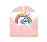 Pink Holiday greeting check blank card and pearl beautiful blank note block VVXBHGR Crossing the rainbow Pattern