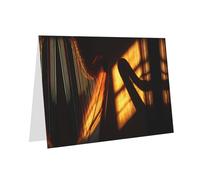 Pink Holiday greeting check blank card and pearl beautiful blank note block VVXBHGR Strings Light and Shadow Pattern