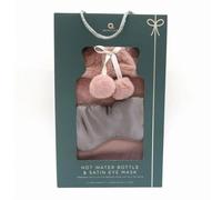 Pink hotwater Bottle & Eye mask