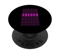 Pink Hugs N Kisses Pink Graphic PopSockets Adhesive PopGrip