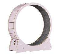 Pink Indoor Cat Treadmill, Cat Exercise Wheel Silent Spinning, Cat Running Wheel With Replaceable Runway, Kittens Toys,Inner Diameter-100cm(39.4
