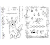 Pink Ink Designs I Identify As Reindeer 6 in x 8 in Clear Stamp Set